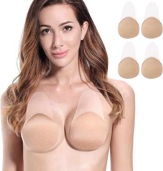 Sticky Bra for Large Breasts,Backless Strapless Adhesive Bra for D/E