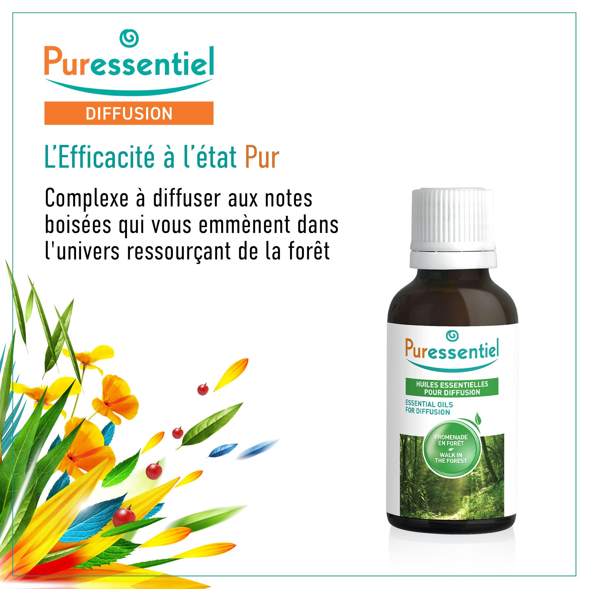 Image secondaire de Huile Essentielle Puressentiel Promenade en Forêt - 30 ml - Parfum Revitalisant