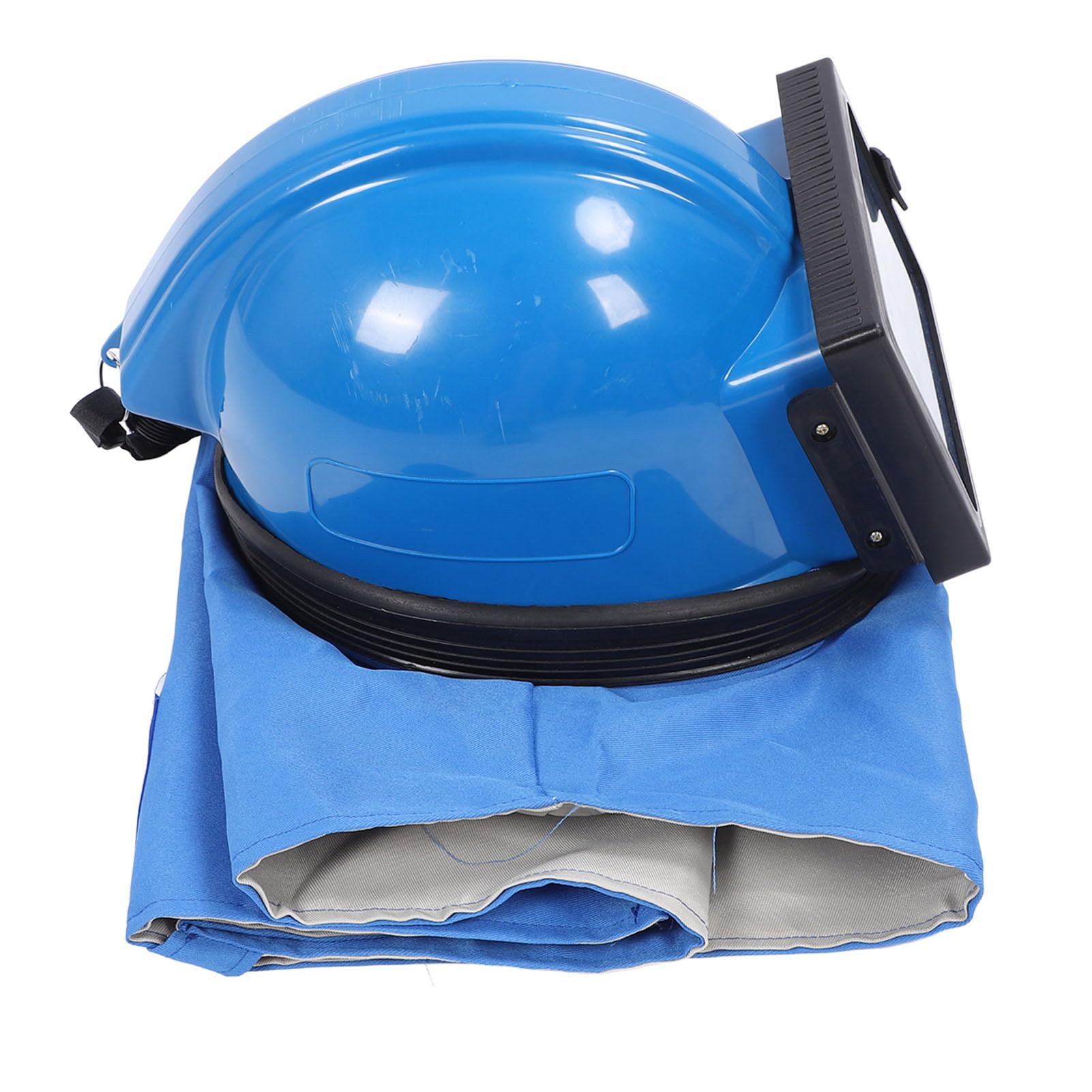 Marhynchus Casco per Sabbiatrice con Lente a Doppio Strato, Flusso d'aria Regolabile 10-50 ° F per Verniciatura a Spruzzo con Sabbiatura, Cappuccio di Sicurezza Industriale per Edilizia e Produzione