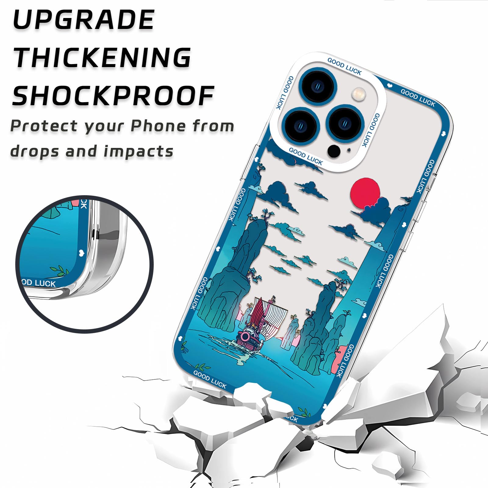 Amazon.com: Anime Phone Case for iPhone 16 Pro Max, Cartoon Anime