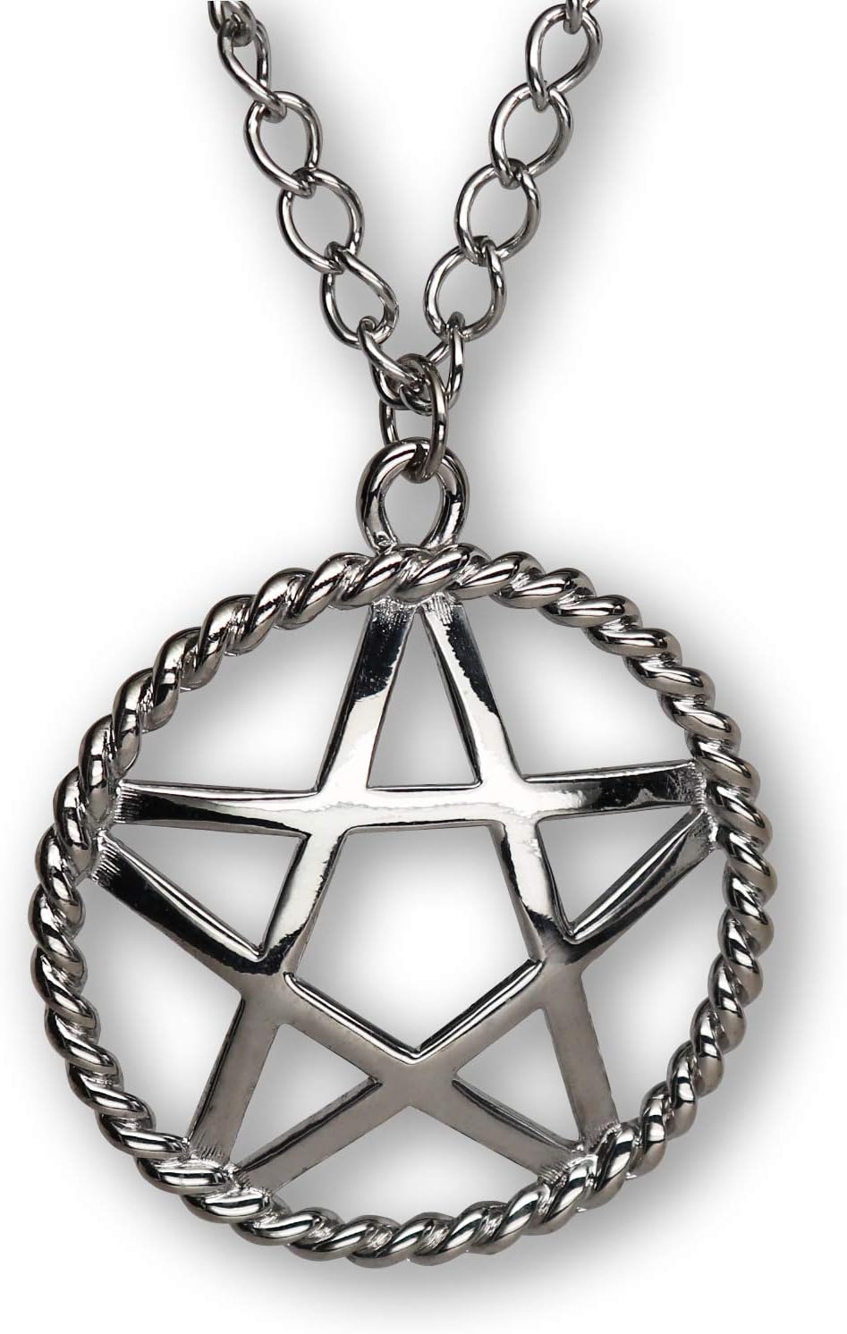 Wiccan Wizard Pentacle Medieval Renaissance Cosplay Jewelry Pendant Necklace