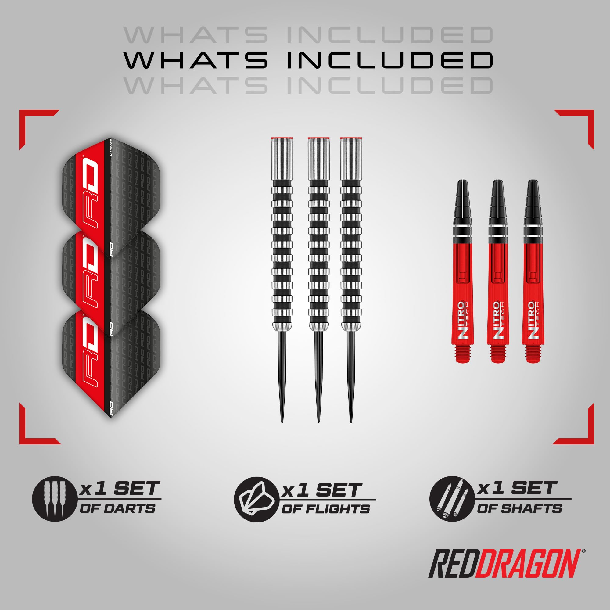 Red Dragon Javelin Set Freccette Tungsteno 26 g