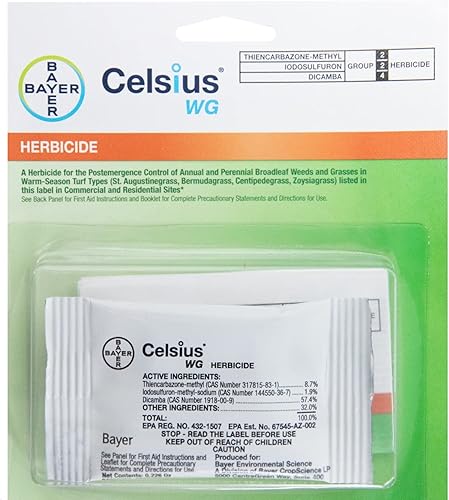 Prime Source Celsius WG - Control de malezas Easy Mix Packet-Post Emerge de 0.226 oz
