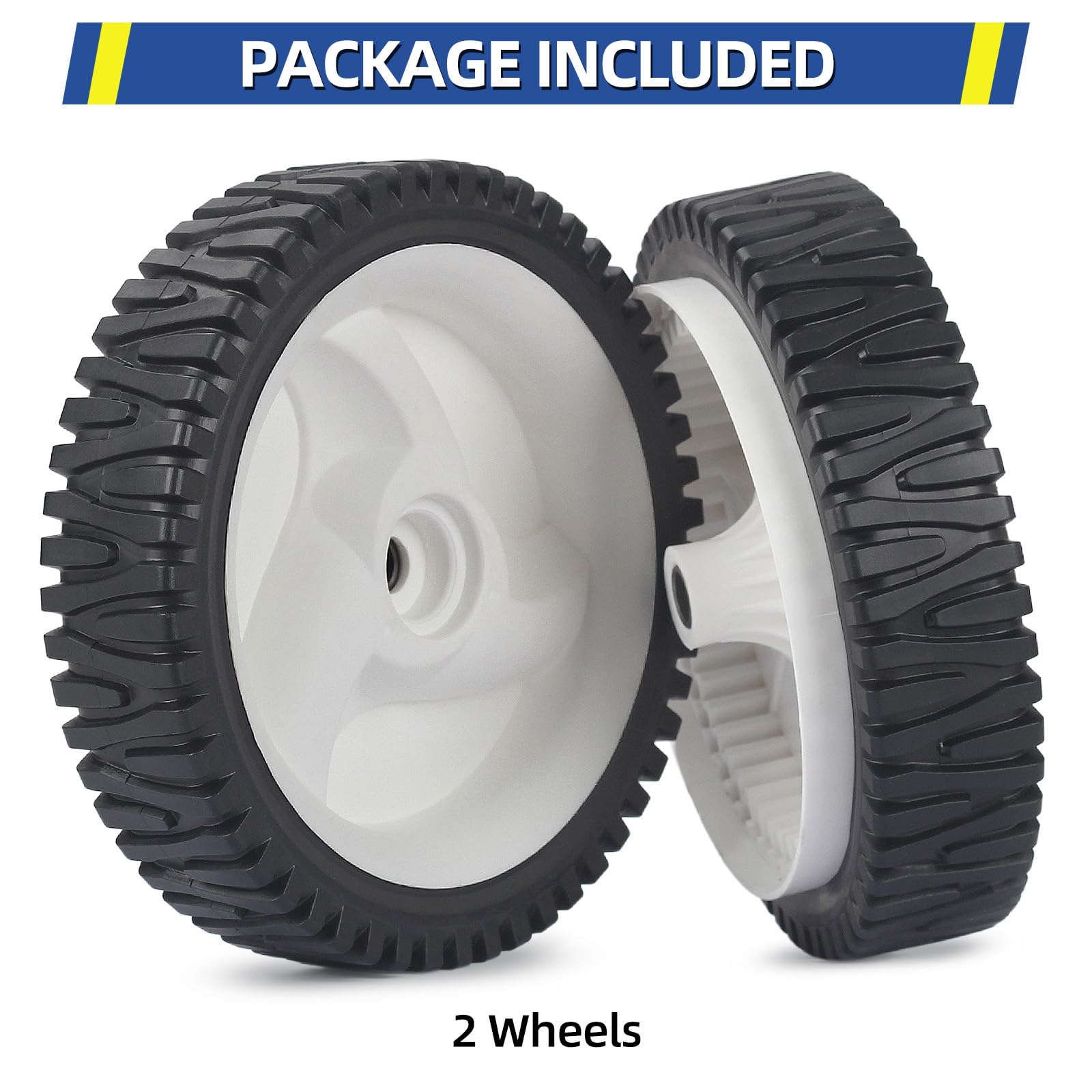 GICOOL 532403111 - Ruedas de transmisión delanteras para cortacésped, repuesto 583719501 194231X460 para cortacésped Craftsman Husqvarna, paquete de 2