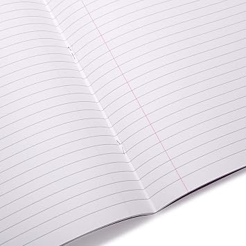 RHINO A4 Exercise Book 80 Page Red F8M (Pack of 10)