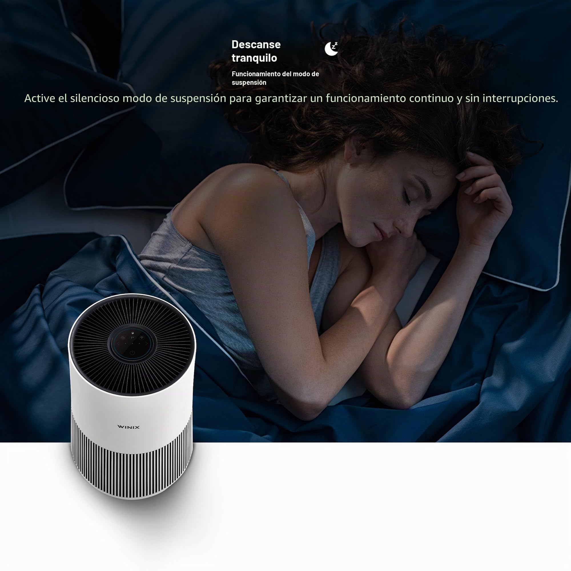WINIX Purificador de aire T500 WIFI para alérgicos, CADR 250 m³/h, 50 ㎡, purificador de aire con filtro HEPA para habitaciones de fumadores contra alergias, polvo, polen, pelo de animales, comentarios