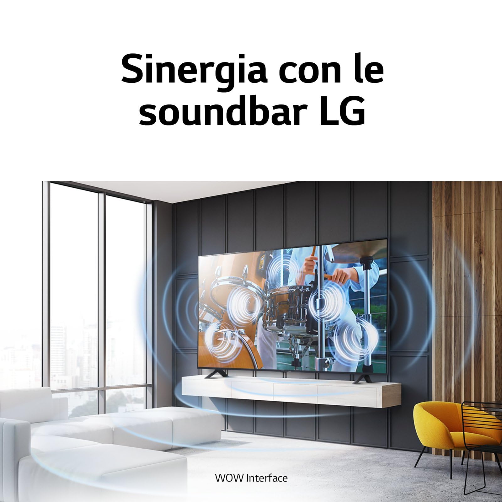 LG webOS UHD UR78 TV 86 pollici, Smart TV 4K, Ultra HD, Processore α5 Gen6, HDR10 Pro, Filmmaker Mode, Game Optimizer, Wi-Fi, webOS 23, Alexa, Sports Alert, 3 HDMI, 2 USB, 86UR78006LB