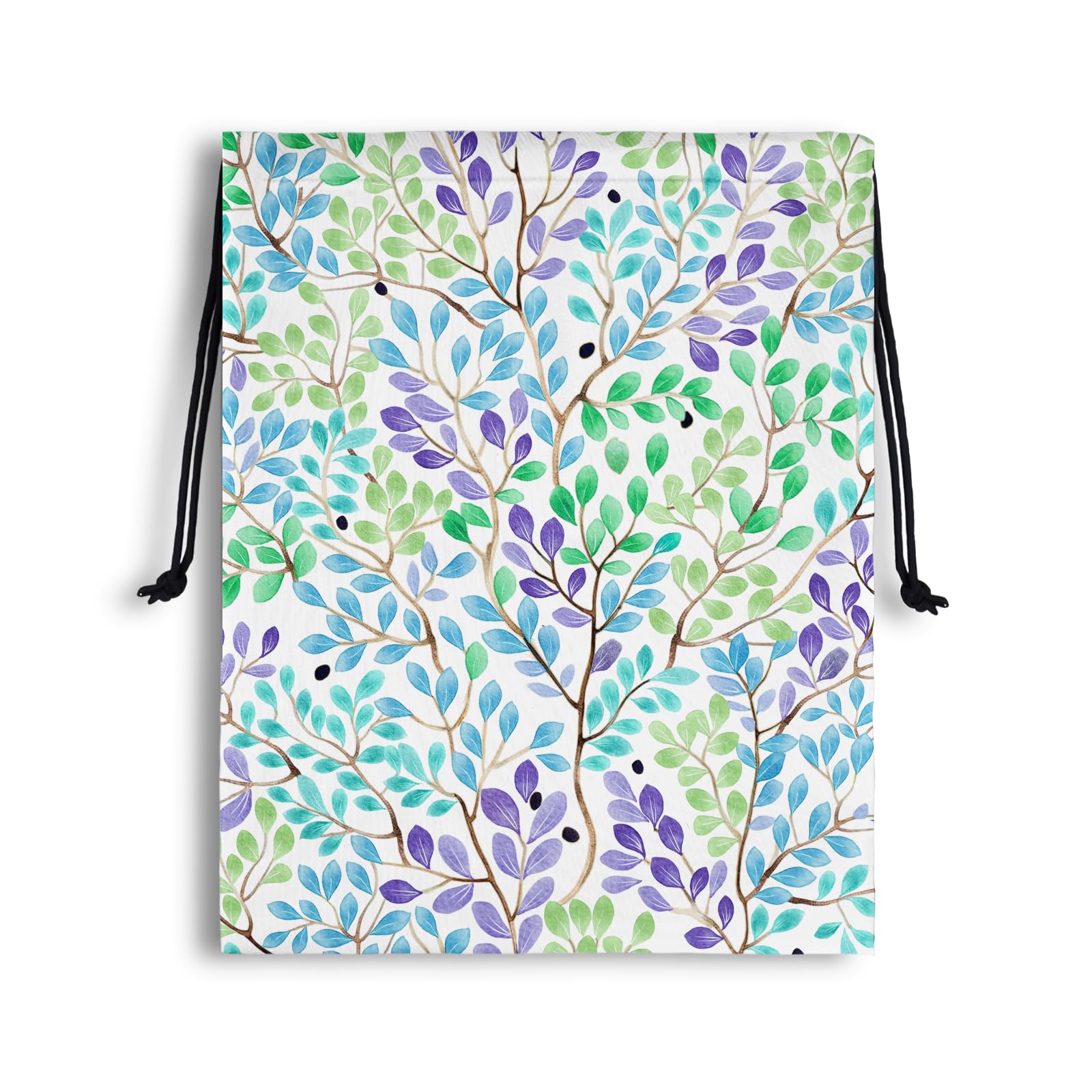 Leaf Drawstring Bag for Storage Athlete Bag for Gym Sport Yoga Shoes ipad