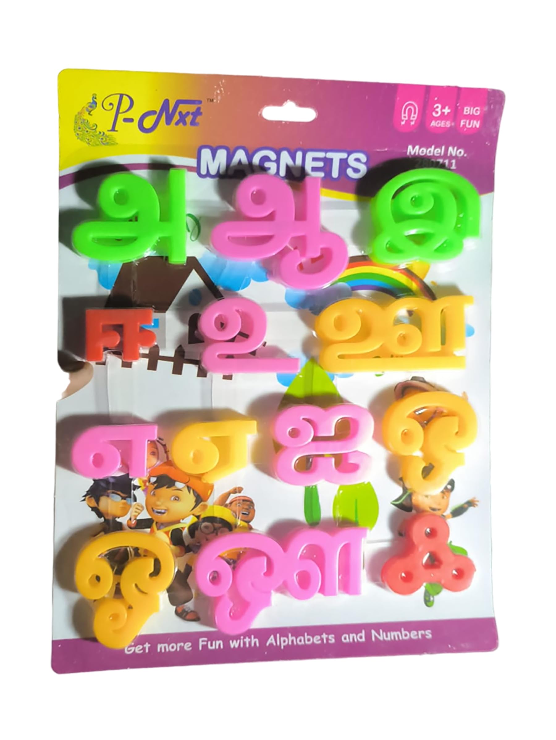 BestUBuy Magnetic Tamil Letters | Tamil Educational Letters | Educational Alphabet Refrigerator Magnets | Tamil Magnetic Letters for Baby Learnings (Multicolor)