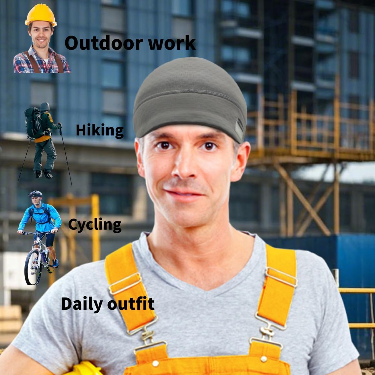 OTTERSHELL Beanie Skullcap for Men & Women,Thermal Lightweight Breathable for Running Skiing Sports Outdoor Casual Daily Wear - Image 9