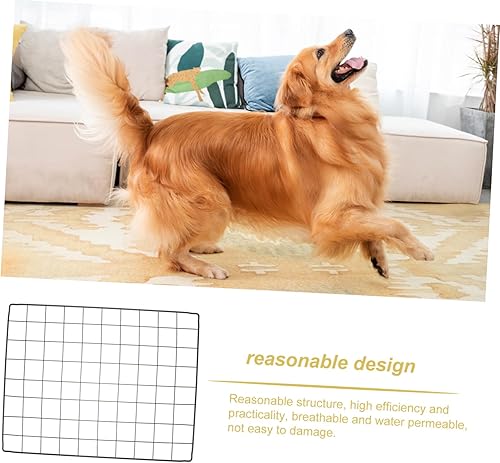 Miniatura 4 de Balacoo Paneles de valla de malla de hierro resistente para mascotas Pequeño corralito de juegos jaula para gatos, pluma de conejo, valla de