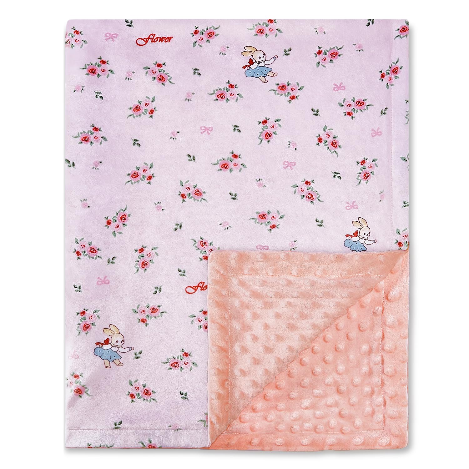JORNH Baby Blanket for Newborns,New Gifts for Boys Girls Toddlers Super Soft Baby Cot Blanket with Dotted Fleece Backing