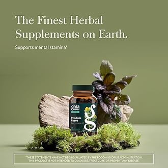 Gaia Herbs Rhodiola Rosea - Stress Support Supplement Traditionally for Supporting Healthy Stamina & Endurance - with Siberian Rhodiola Root Extract* - 120 Vegan Liquid Phyto-Caps (120 Servings)