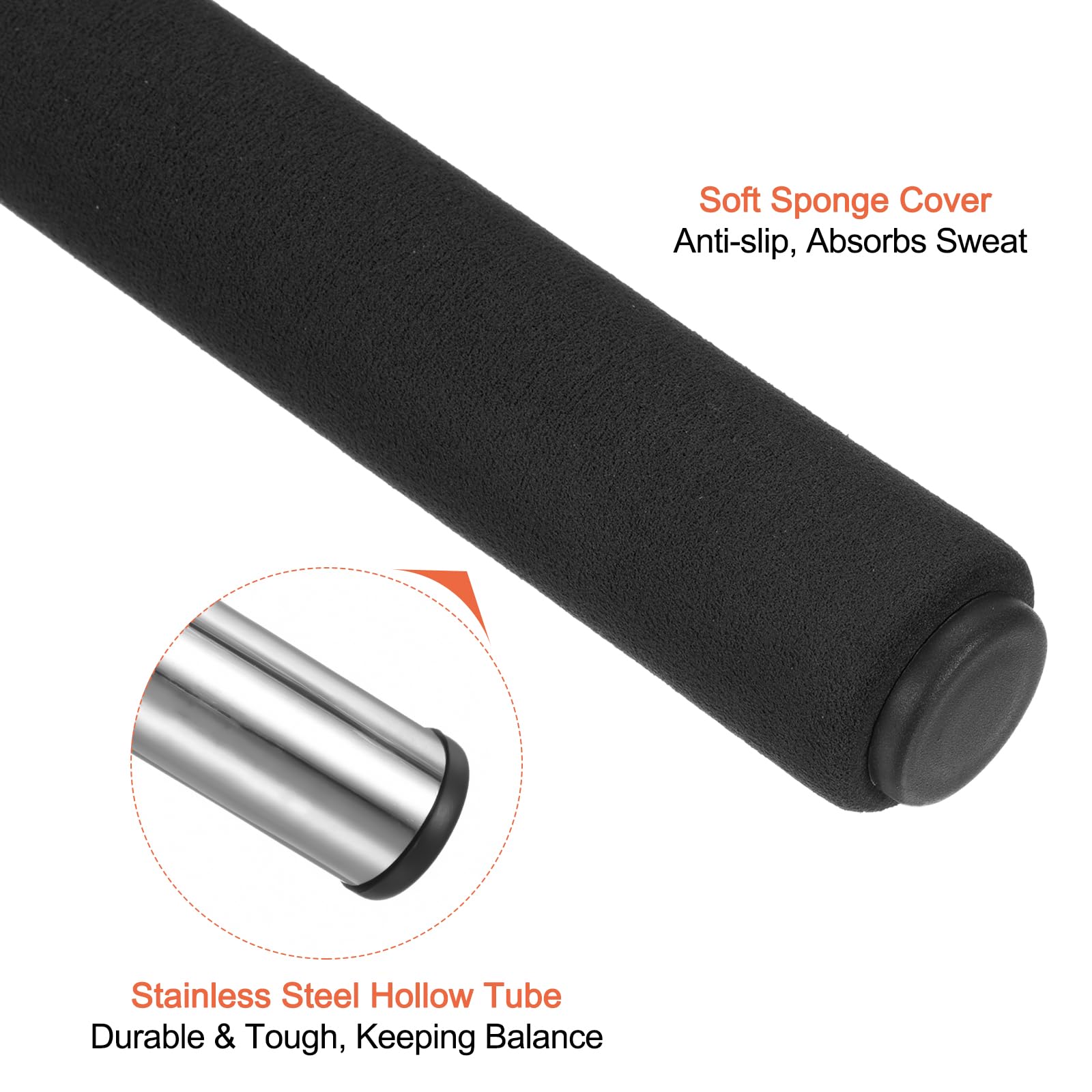 Testimone Per Staffetta Atletica Leggera – Bastone In Acciaio Inox Con Impugnatura In Spugna Antiscivolo – 30 Cm, Colore Verde – Attrezzo Sportivo Per Gare Di Corsa E Allenamento Di Squadra