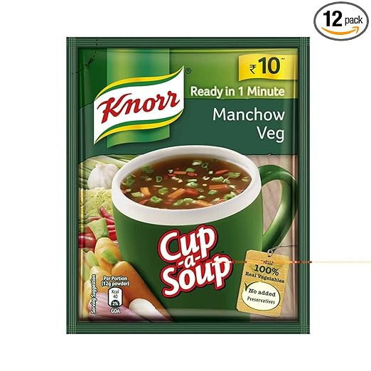 Selz Knorr Instant Manchow Soup 12gm (12pcs)