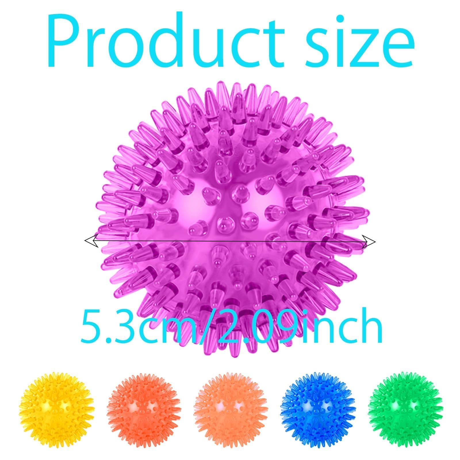 Befrenetic 6 Pcs Squeaky Dog Ball, Spiky Dog Ball, Dog Squeaky Balls - Image 2
