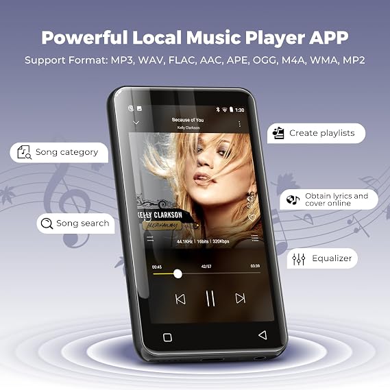 innioasis MP3 Player, Gray