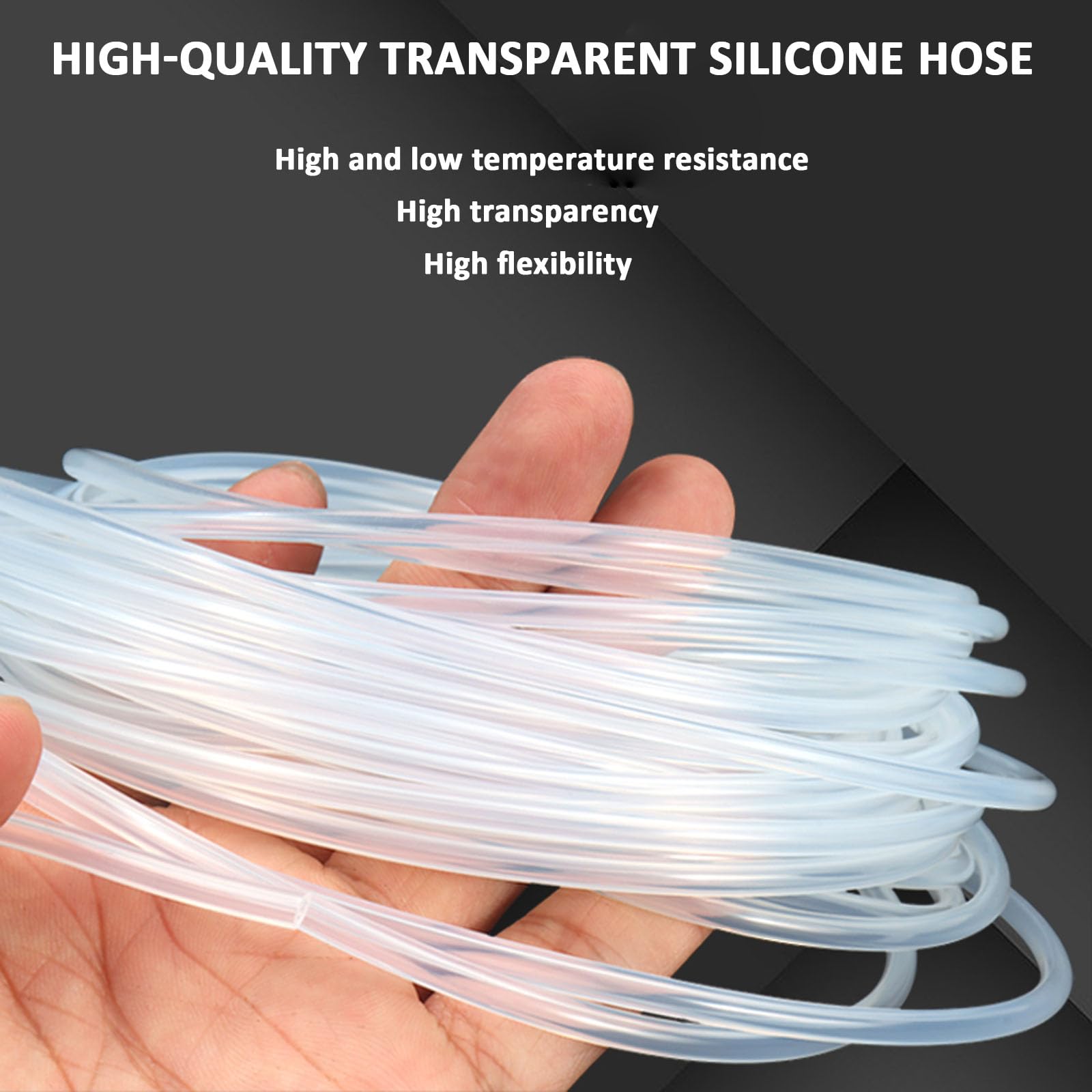 COYOUCO Food Grade Silicone Hose High Temperature Resistant Silicone Hose 1 Meter Long Silicone Tubing (3.28 Feet) Suitable for Liquid Transfer,25mm*31mm
