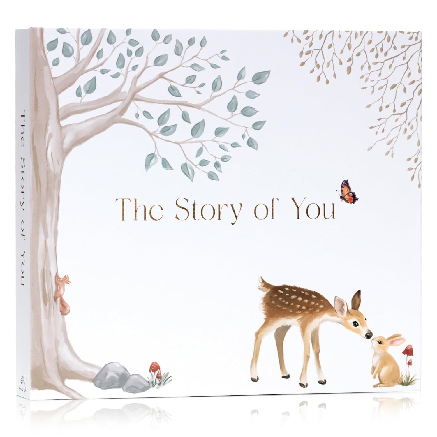 Baby Memory Book for Boy or Girl - First 5 Year Keepsake Album from Pregnancy to Age Five - Baby Book to Record Baby's Milestones and Photos - 1st Gender Neutral Photo Books for Newborn Babies