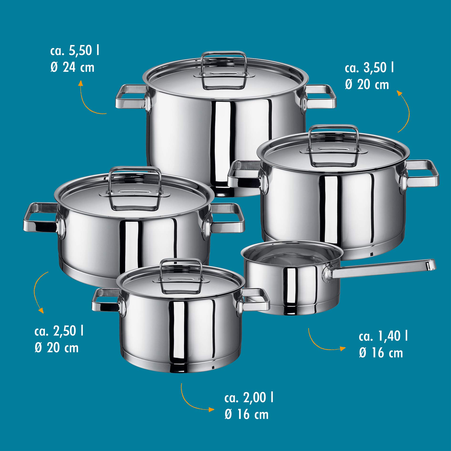 Amazon.com: Rohe Germany 250091-05 Master Set Chiara, 5-pcs