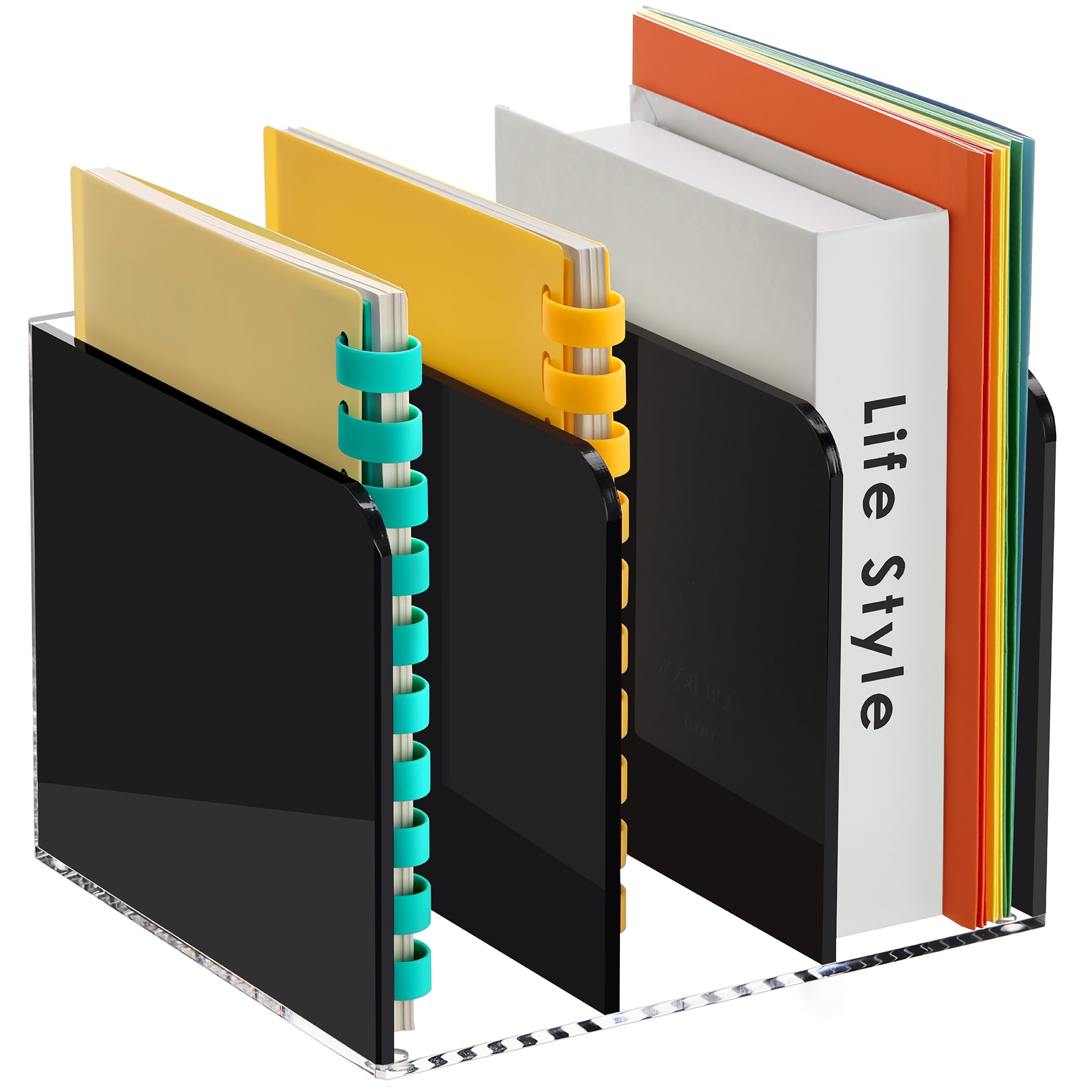 Trieur de livres en acrylique SANRUI pour un bureau à la maison ordonné