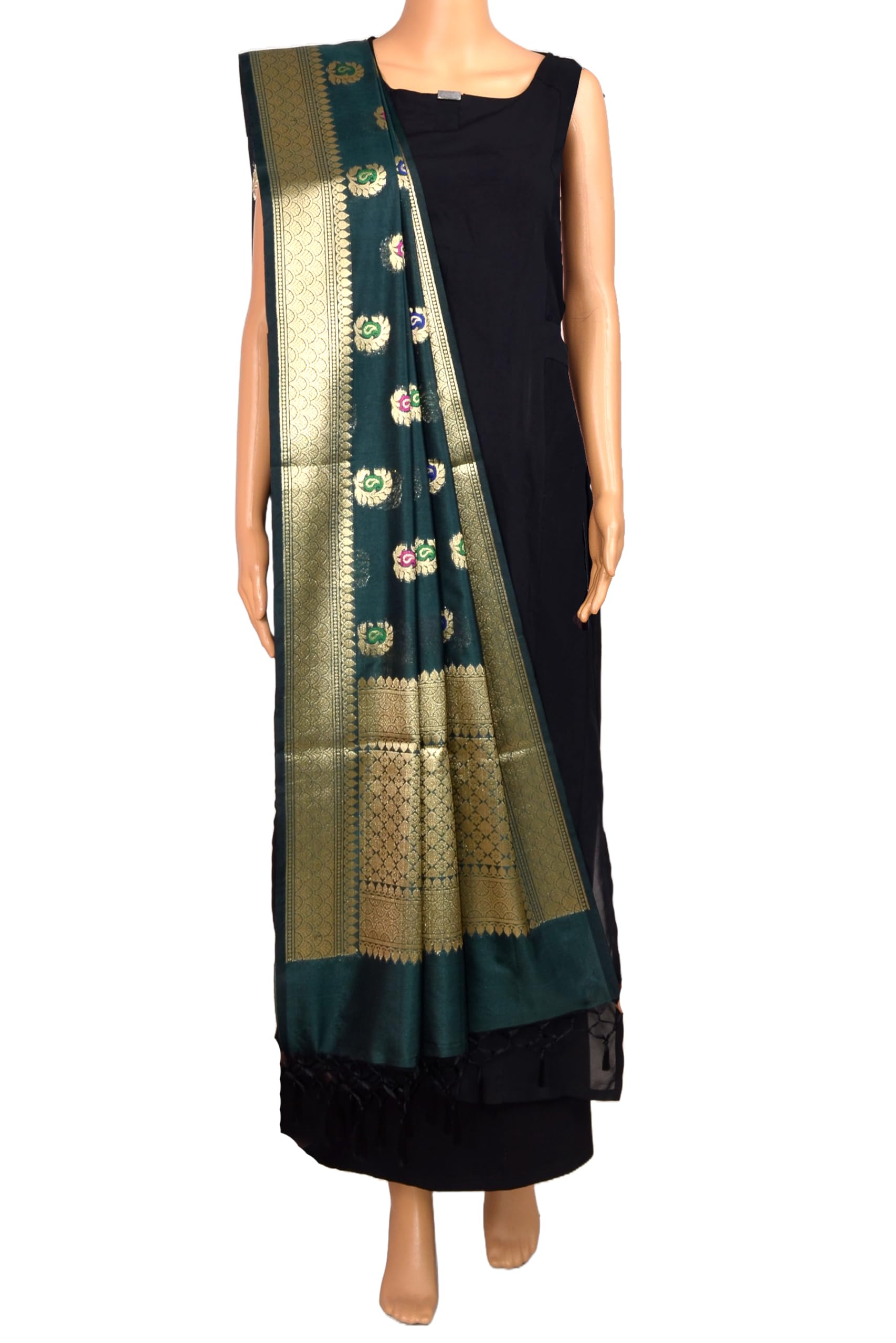 Chandrakala Banarasi Dupatta for Women,Shawl Scarf Wrap Chunni (D266-P)