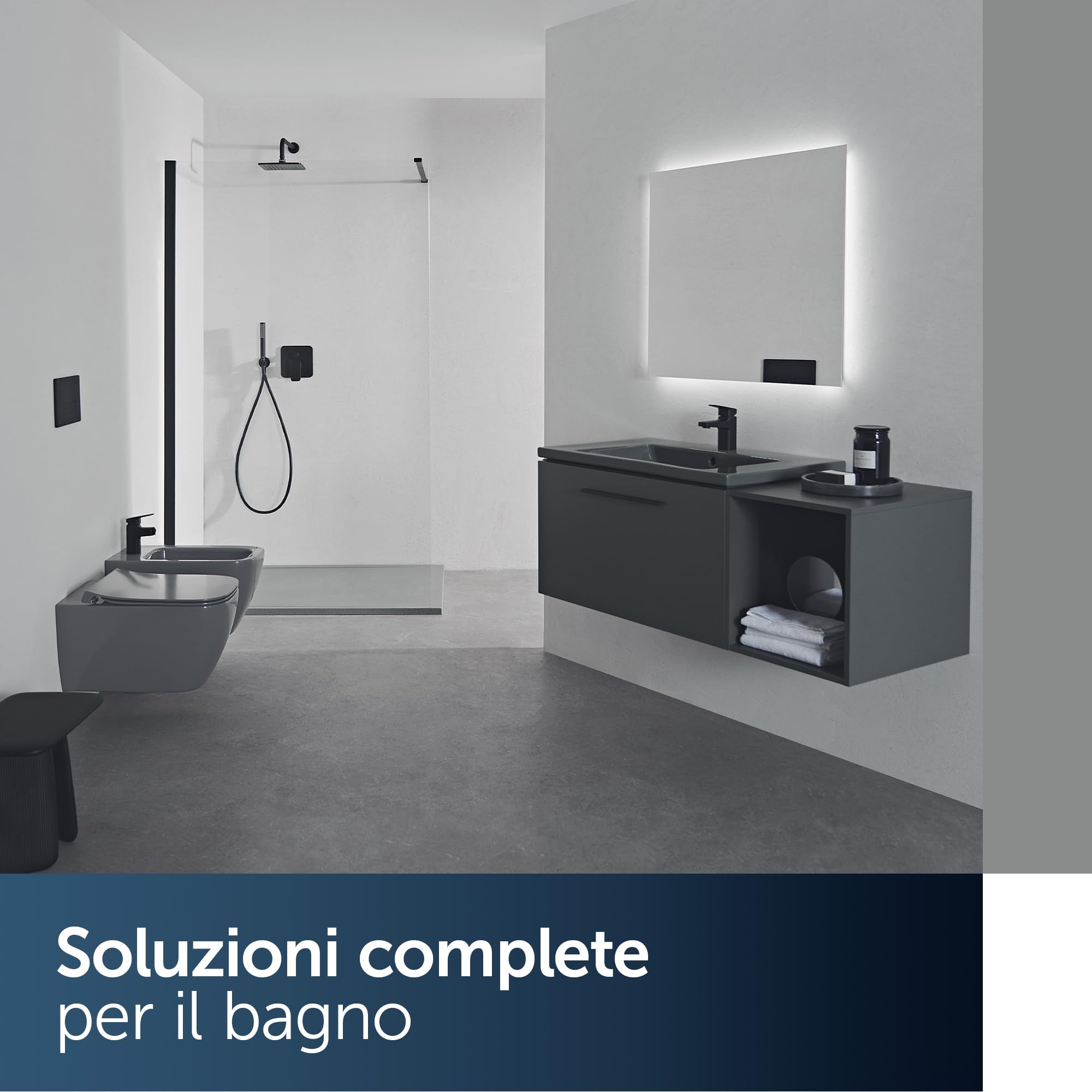 Ideal Standard T468301 Sedile WC originale Ideal Standard i.life B con chiusura ammortizzata, avvolgente, bianco
