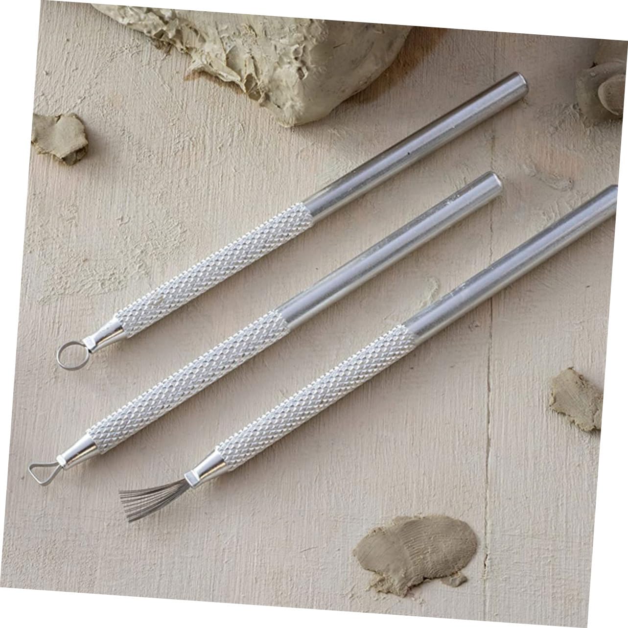 DOITOOL Juego De 3 Herramientas Para Esculpir Arcilla Tallado Cerámica Modelado Inicio Trabajo Horno Hornear Arcilla Herramientas Tallar Modelar Kit Esculpir Modelado