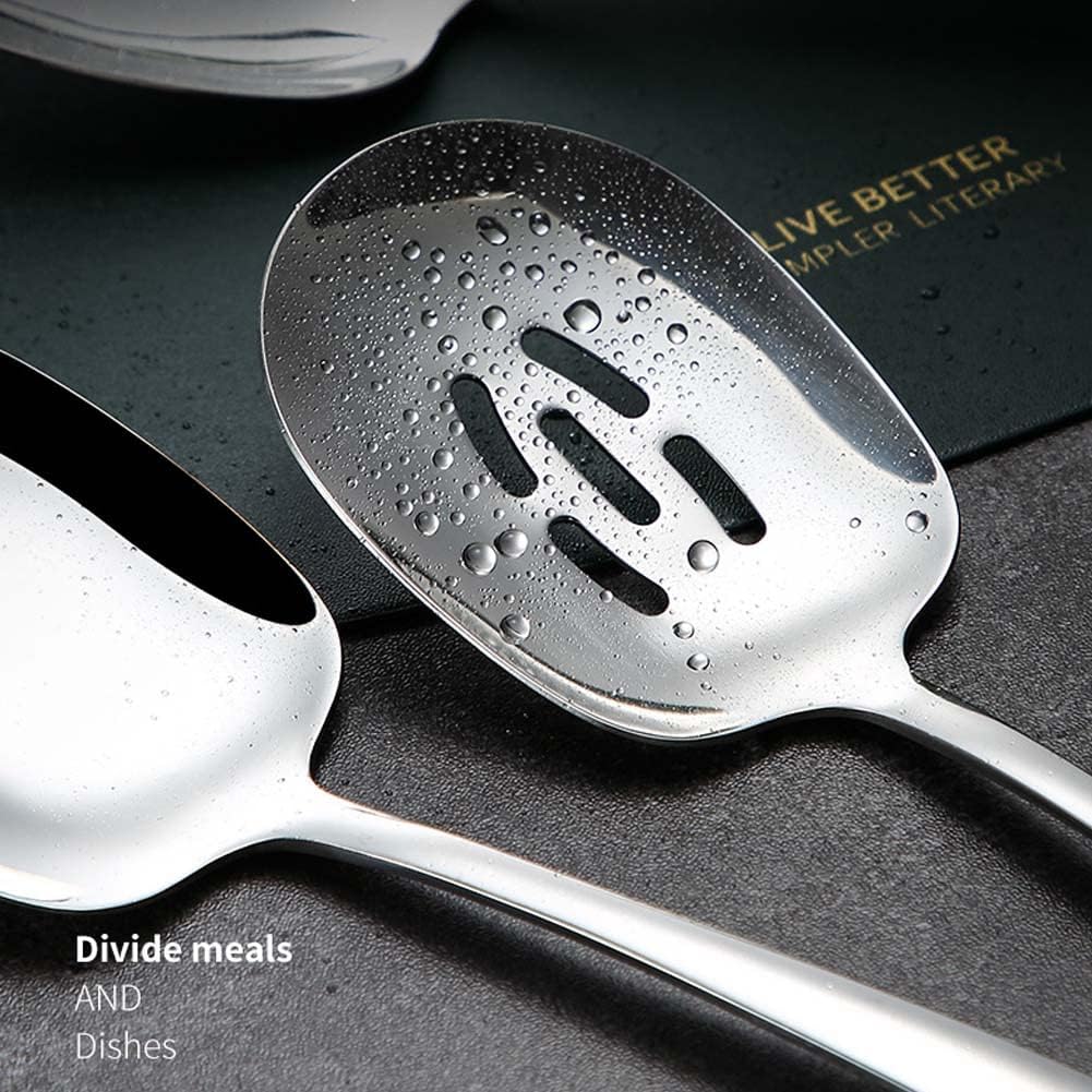 Stainless Steel Buffet Serving Spoon Large Stainless Steel Buffet Spoon 1 Set of 2