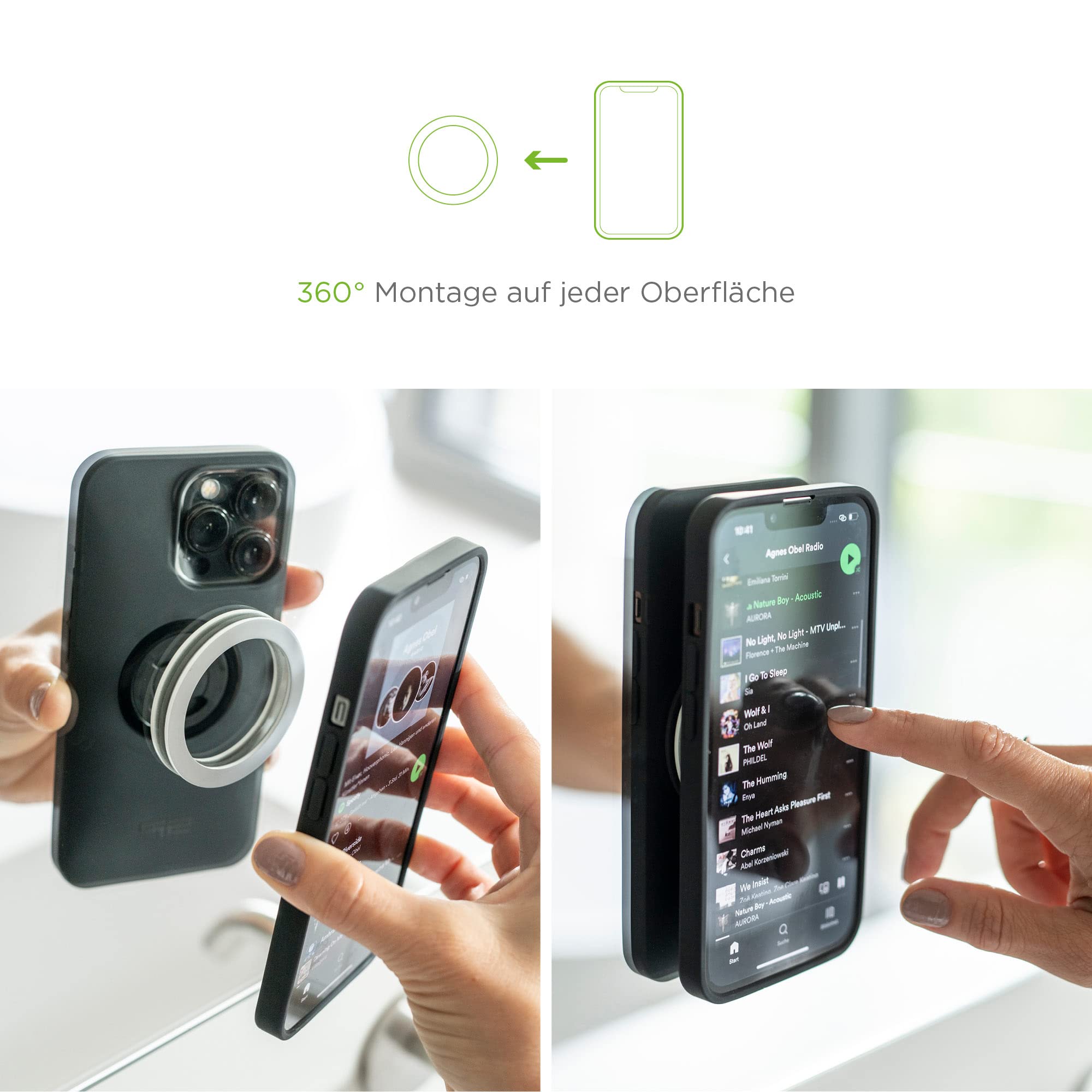 SP CONNECT Road Bike Bundle kompatibel mit iPhone 15 Pro Max |SPC+|Handyhalter für Road Bike| Fahrrad Handy Halterung Gadget