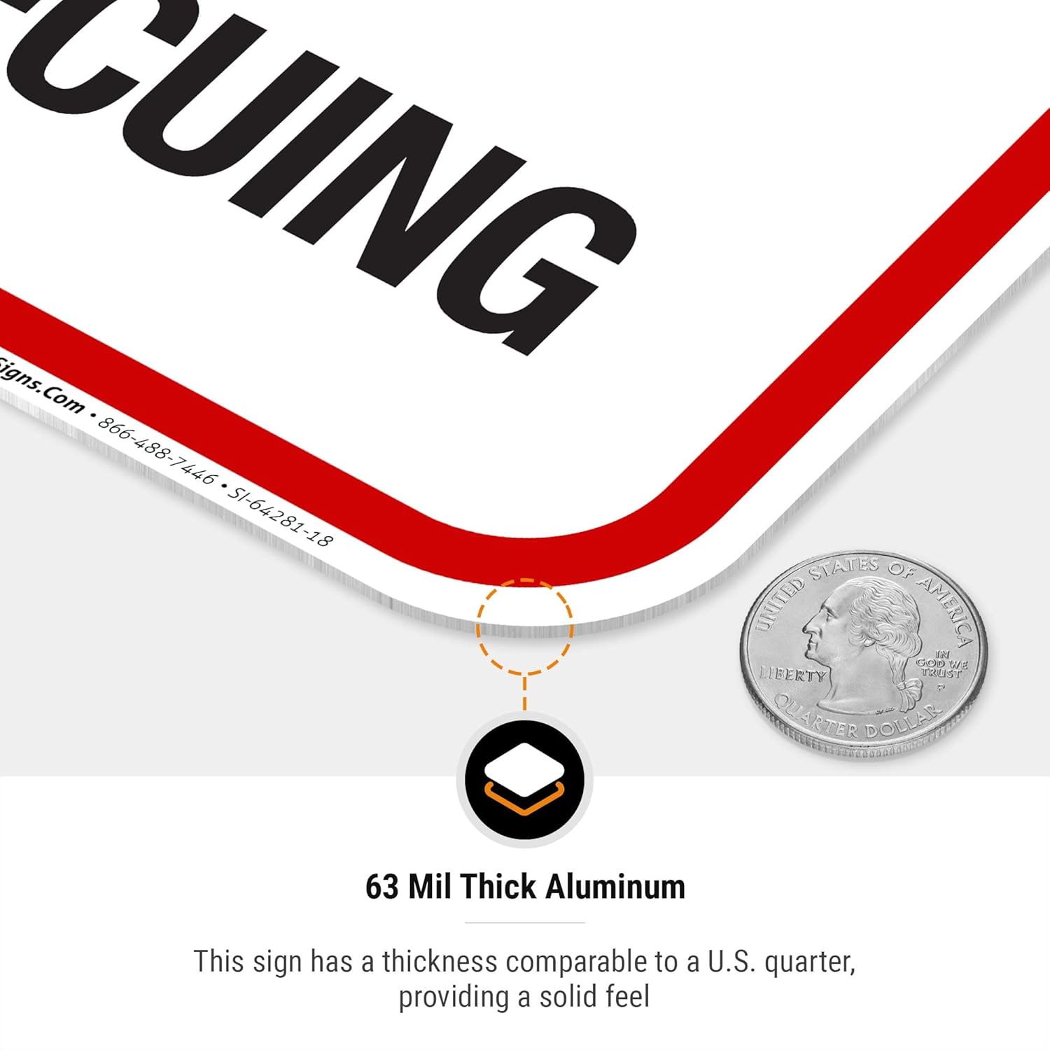 No Fire No Barbecuing with Symbol Sign, 12x18 Inches, Rust Free .063 Aluminum, Fade Resistant, Made in USA