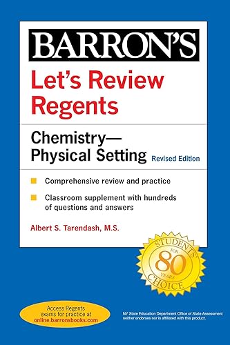 Let's Review Regents: Chemistry--Physical Setting Revised Edition (Barron's Regents NY)