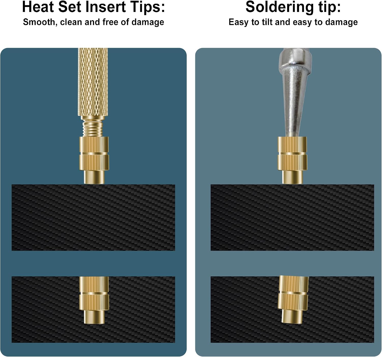 Heat Set Insert Tool,Vertical Heat Set Insert Press for 3D Printing