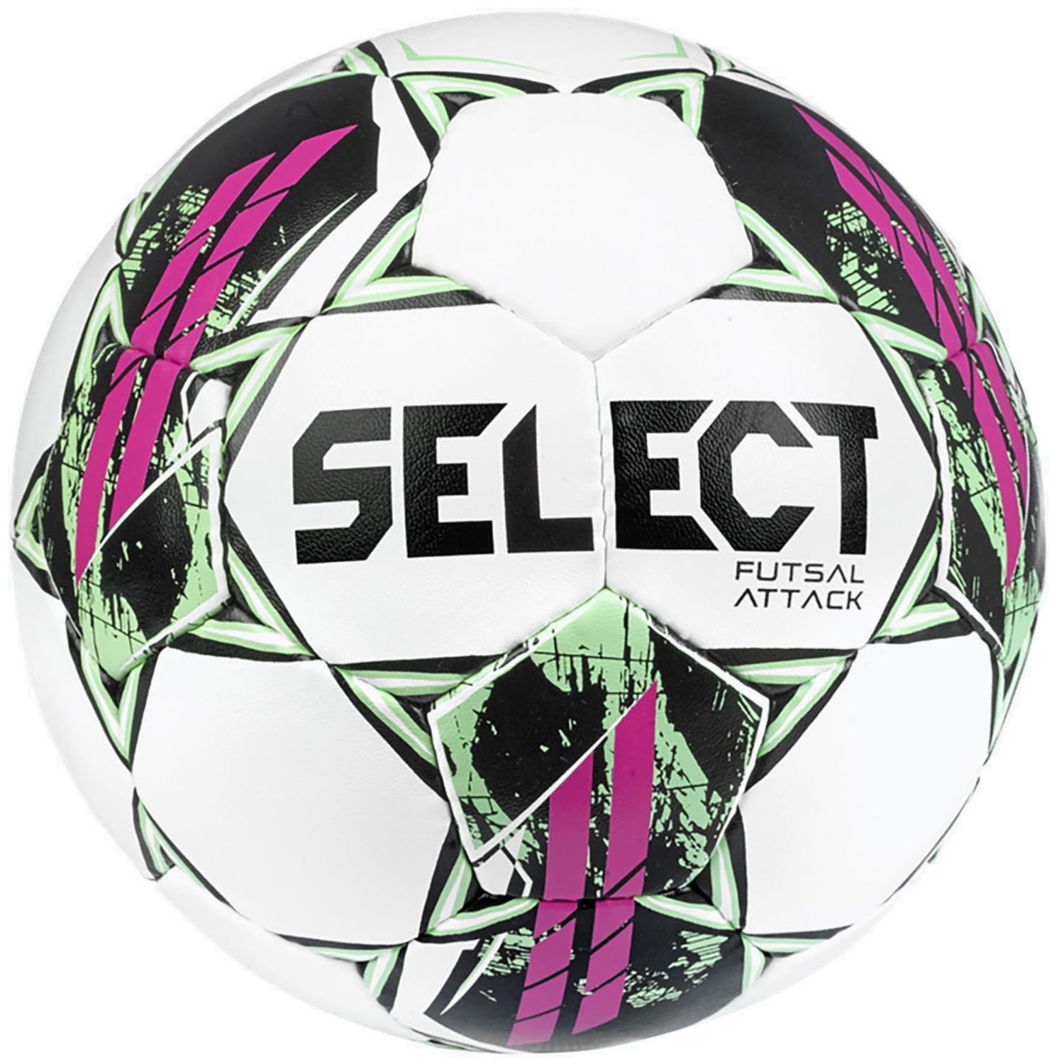 Select Futsal Attack Ball Futsal Attack WHT-BLK, Womens,Mens Footballs, White, 4 EU