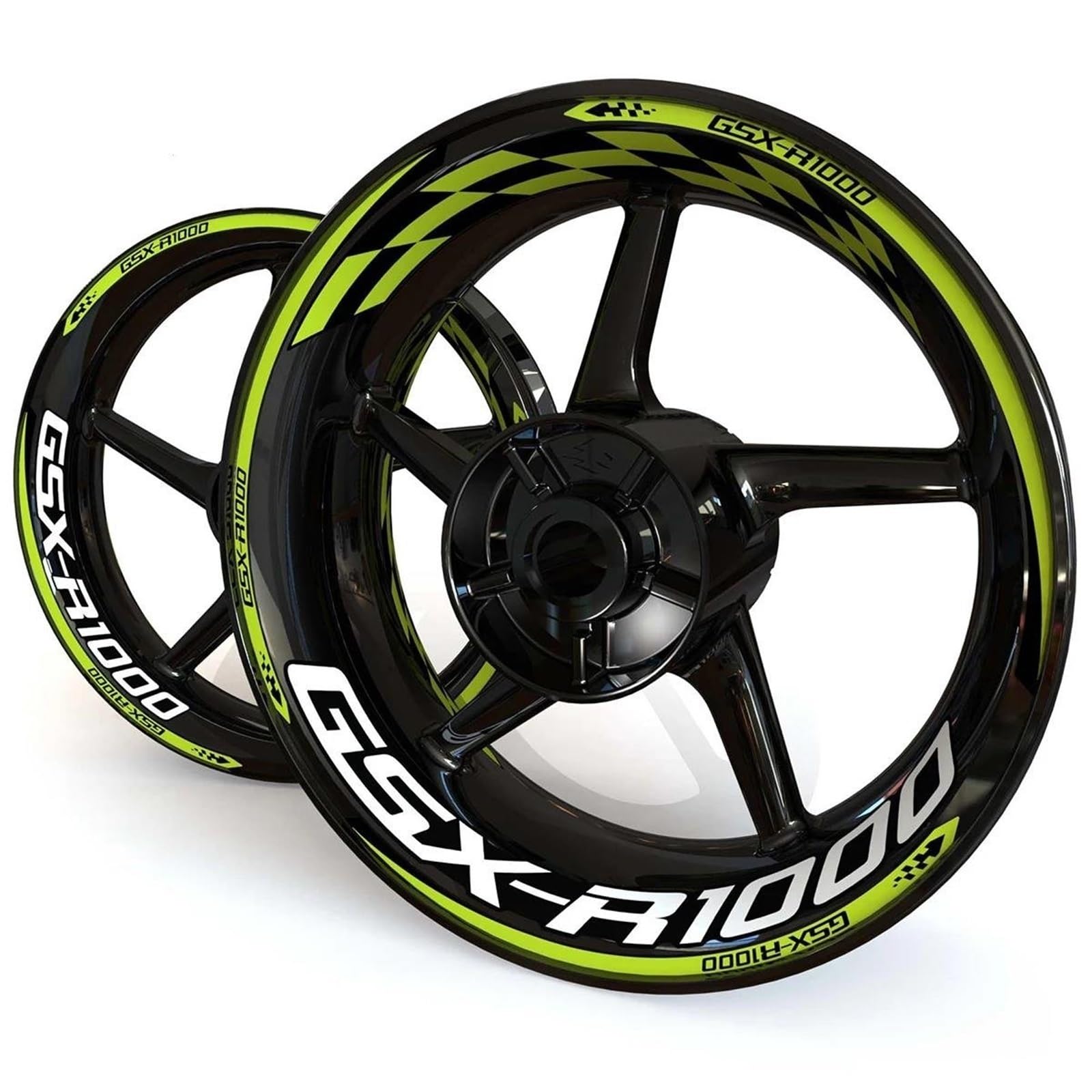 Wheel Stickers Motorcycle Wheel Stickers for Suzuki GSX-R 1000 GSX-R1000 GSXR GSXR1000 Rim Reflective Sticker Hub Decals Set Rim Reflective Decal