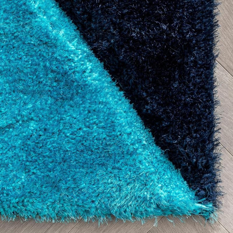 Image of TRANQUIL Polyester Fluffy Fur Rug Shaggy Modern Carpet for Living Room, Bedroom, Guest Room, Kids Room (6x9 Feet, Multi 03)