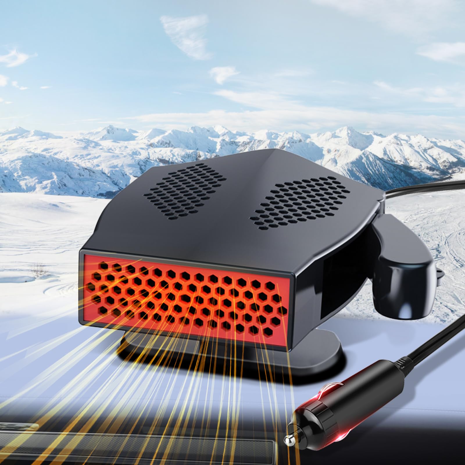 plug in heaters for cars cigarette lighters Amazon.com: Car Heater, 12V 200W Portable Car Heaters and Defroster, Car  Windshield Defogger and Defroster, Car Heater That Plugs into Cigarette  Lighter, 2 In1 Fast Heating & Cooling Heater for All Cars :