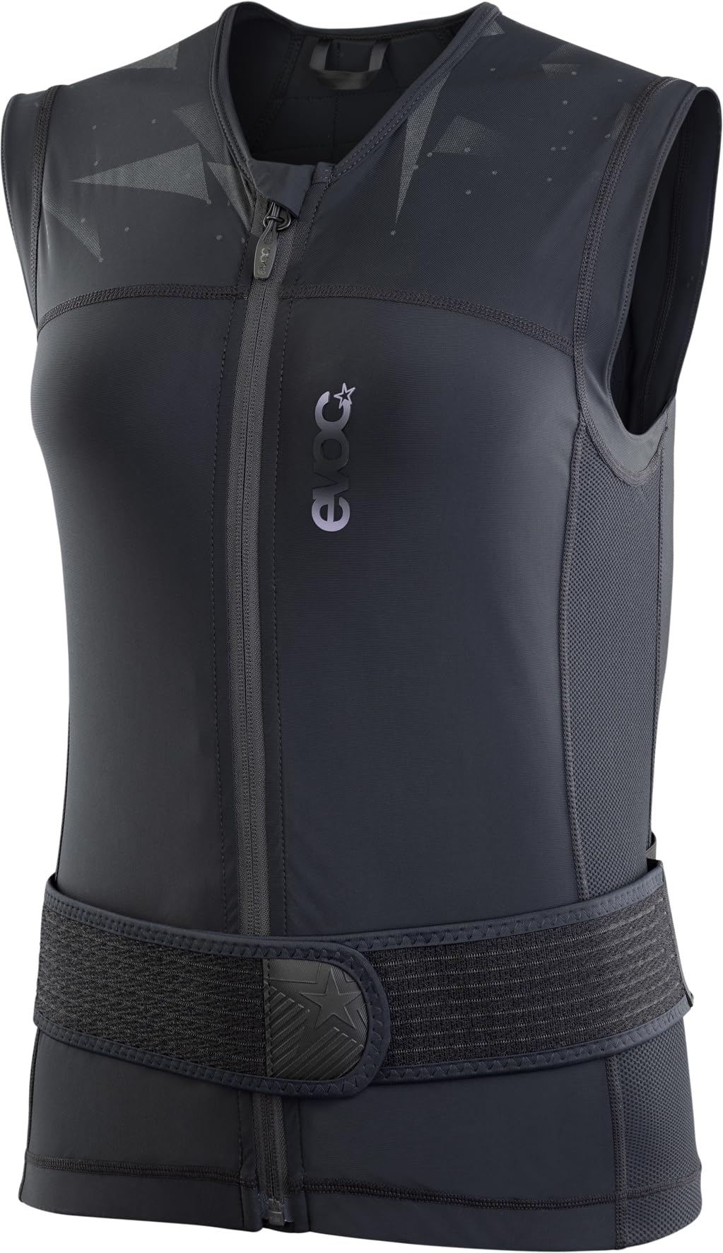 EVOC PROTECTOR VEST PRO WOMEN, beschermend vest (LITESHIELD FLEX rugbeschermer, AIRO FLEX heupgordel, incl. geurremmende technologieën, machinewasbare fietsaccessoires, maat: M), Zwart