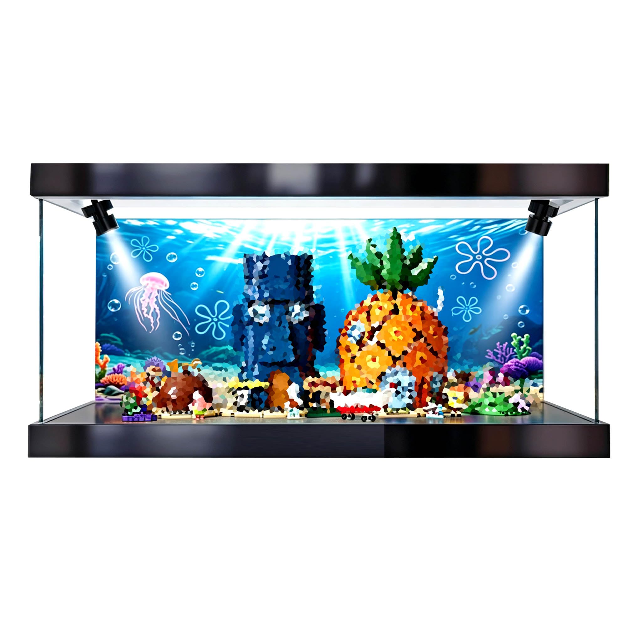 Vetrina compatibile con Le-go 11386 Set (Light Box C)
