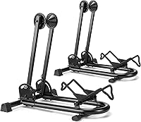 Vista 2 de Soporte de suelo para bicicleta de interior – Soporte para bicicleta para coche/hogar – Almacenamiento de bicicletas para bicicletas