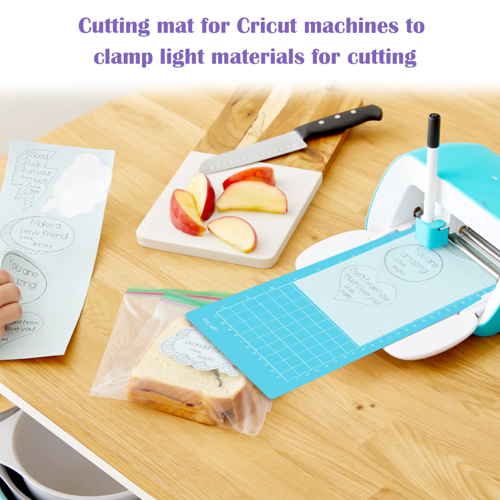 6 Pezzi Tappetino Cri-cut Joy, Tappetino da Taglio per Cri-cut Joy Accessori 4,5" x 12" 4,5" x 6,5", 3 Diversi: Standardgrip/Lightgrip/Stronggrip, Tappetino Accessori di Ricambio per Cri-cut Joy