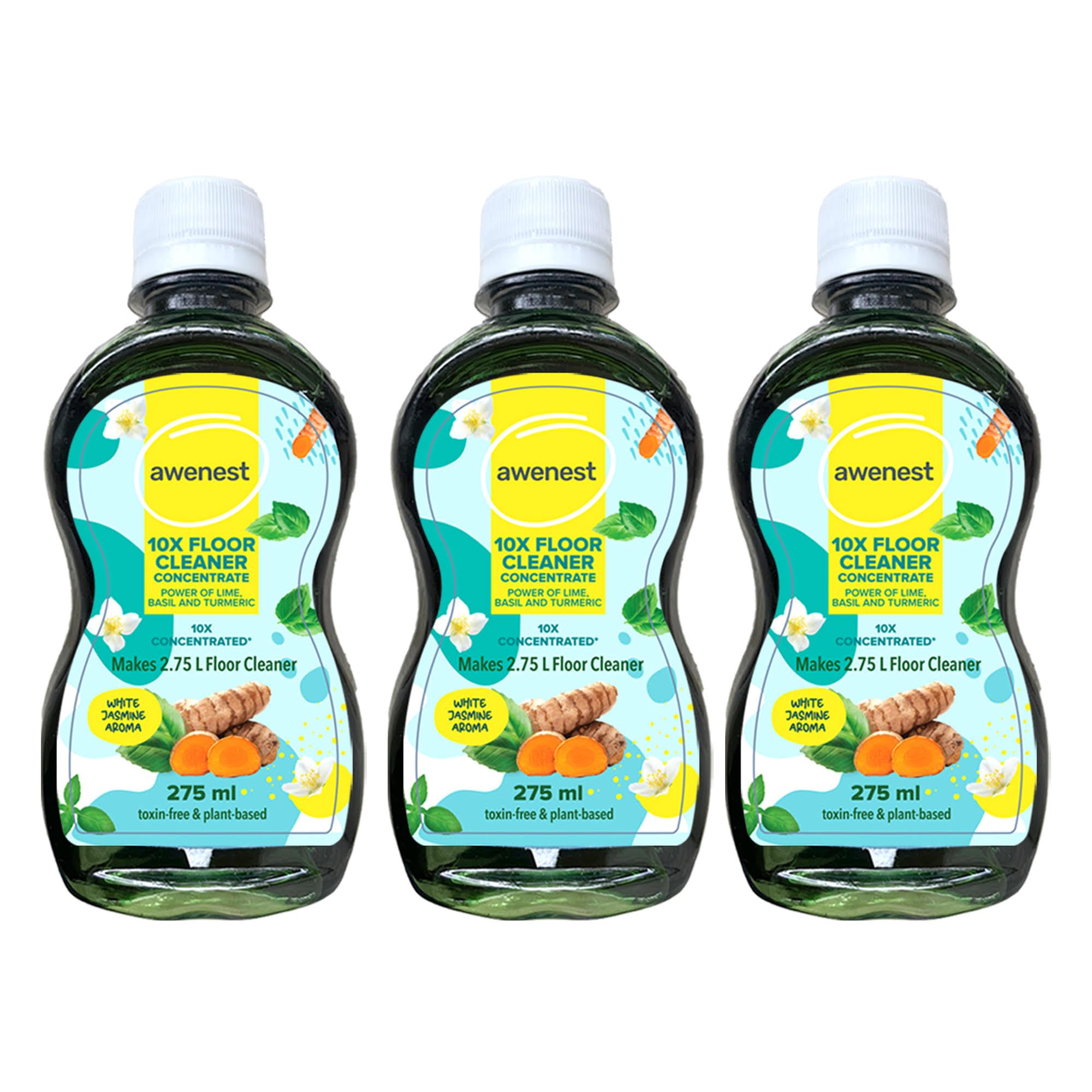 awenest 10X Natural, Herbal Floor Cleaner Disinfectant and Surface Cleaner | Pet Friendly Baby Safe | Eco-friendly | 8.25 Litre Kit | Lime, Turmeric, Basil | White Jasmine fragrance | Plant-based (B0CSQJFHMJ) Amazon Price History, Amazon Price Tracker