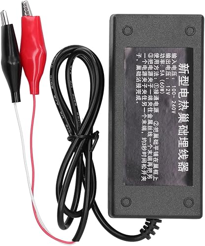 Miniatura 9 de TOPINCN Embedder eléctrico, base de cera de apicultura, incrustador de alambre de colmena, equipo de instalador de colmena, marcos prácticos,