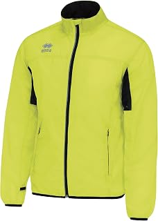 Errea ej0i0z-0492_2XL Coat, Yellow Fluo/Black, XXL