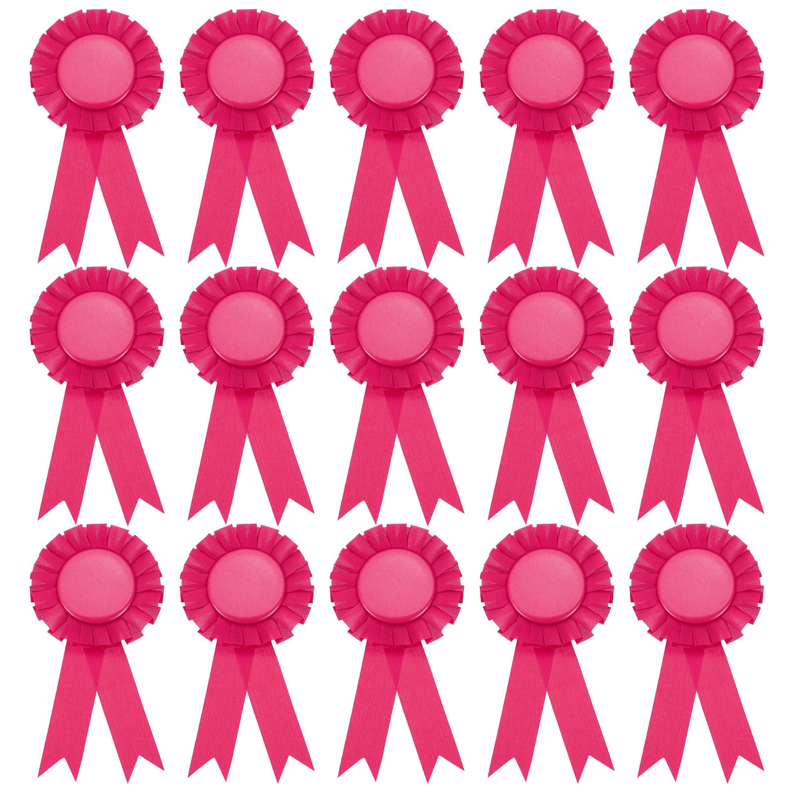 Rubans de participation vierges rouge clair PATIKIL pour prix et événement