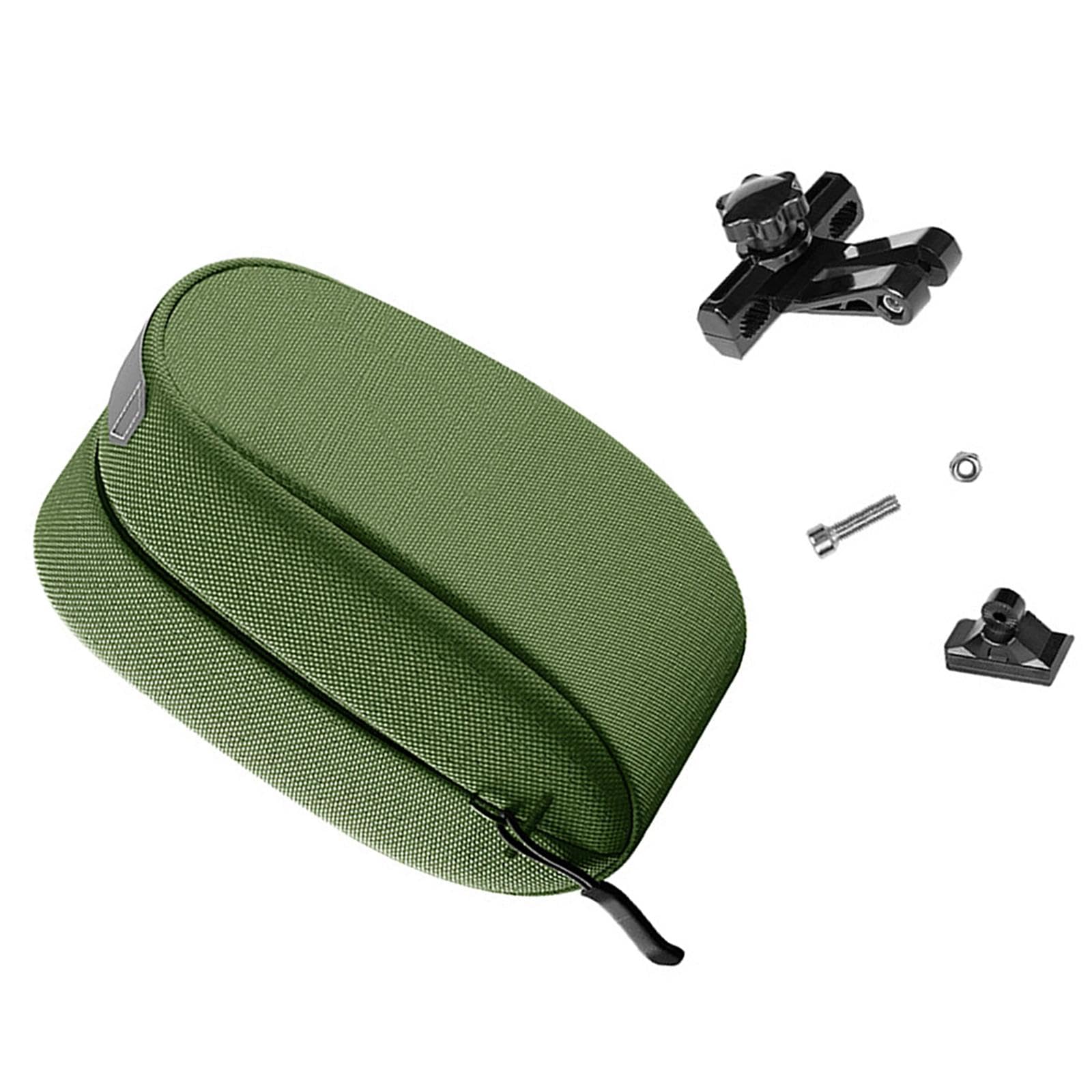 KiBcsLic Mountain Road Bike Seat Bag Saddle Bag Rear Storage Pouch for Travelling, Green