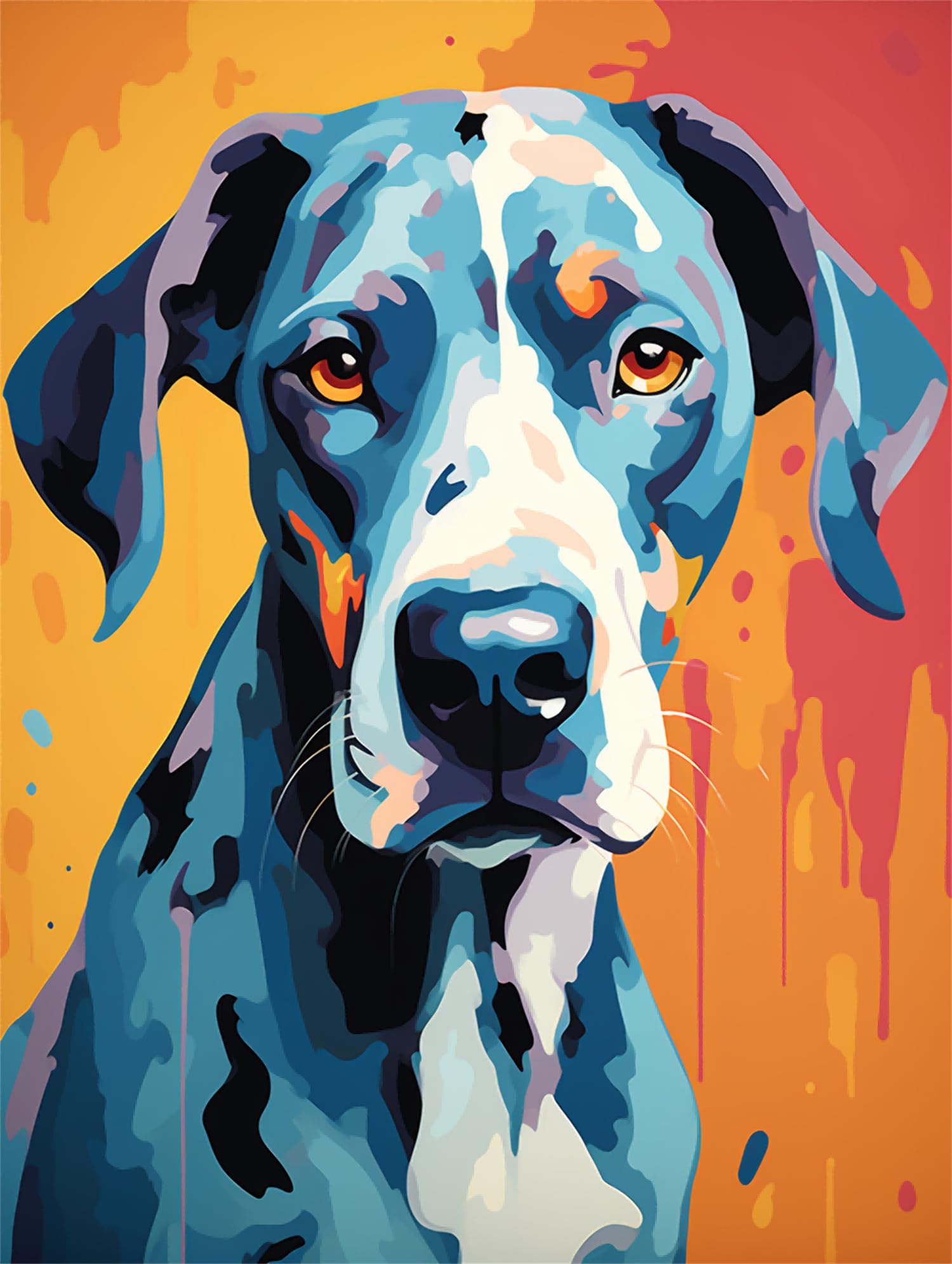 Kit De Broderie Perles Chien 3D - Set Créatif Avec Fils, Pour Adultes Et Enfants Amoureux Des Animaux