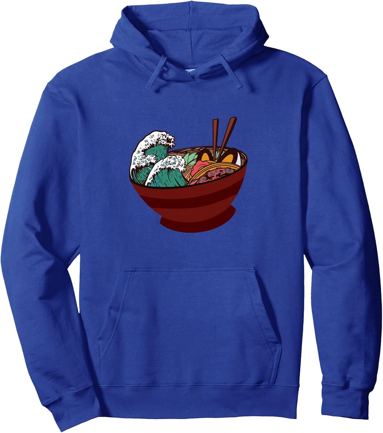 Great Ramen Wave Japanese Japanese Aesthetic Pullover Hoodie
