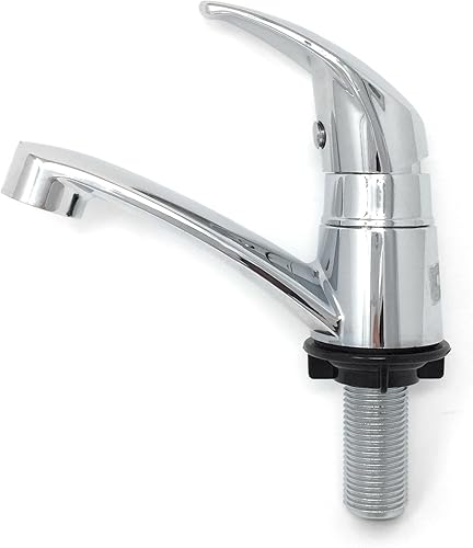 Lavabo de oficina Lavabo 4/5 Rosca Dial Solo Agujero Grifo Frío [N110] ADA