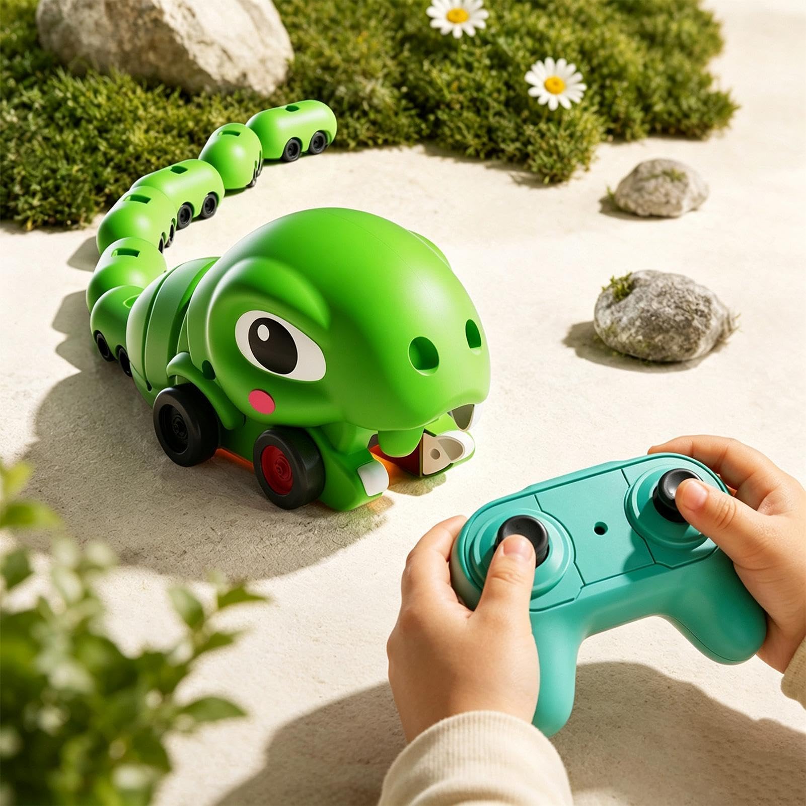 Veicolo Giocattolo Serpente Mangia Telecomando USB Ricaricabile Suoni E | Giocattolo Serpente Mangia Telecomandato per Cortile Riunioni Familiari Festival Bambini Ragazzi